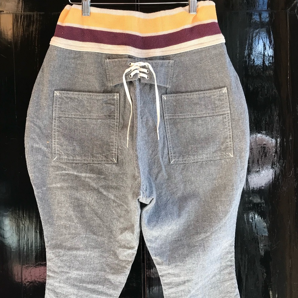 KAPITAL Denim Riding Lace Up Pants - Picture 2 of 11